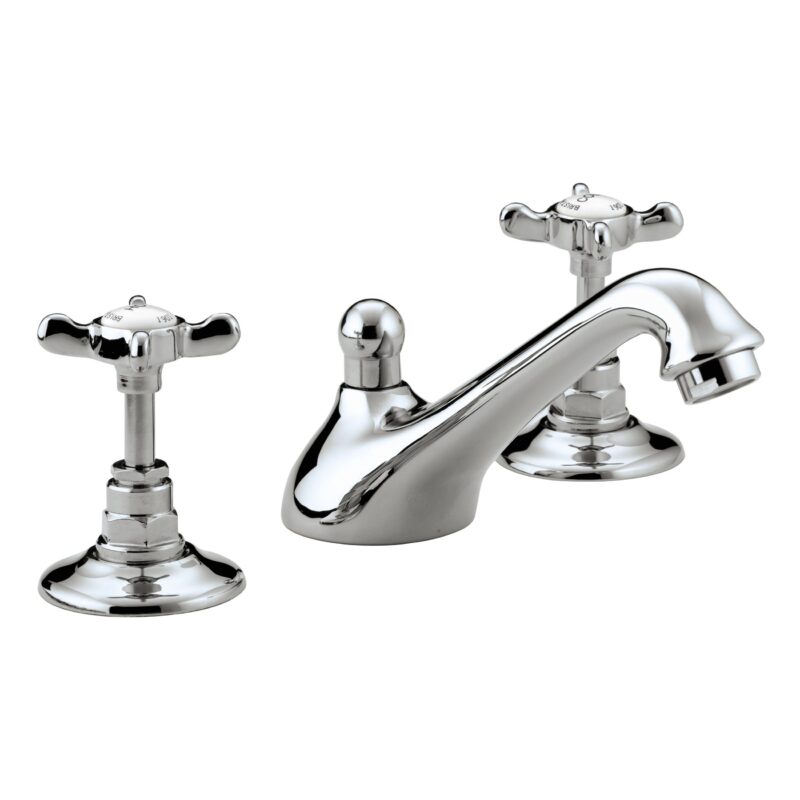 Bristan 1901 3 Hole Basin Mixer Chrome with Ceramic Disc Valves