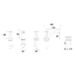 Bristan 1901 3 Hole Basin Mixer Chrome with Ceramic Disc Valves