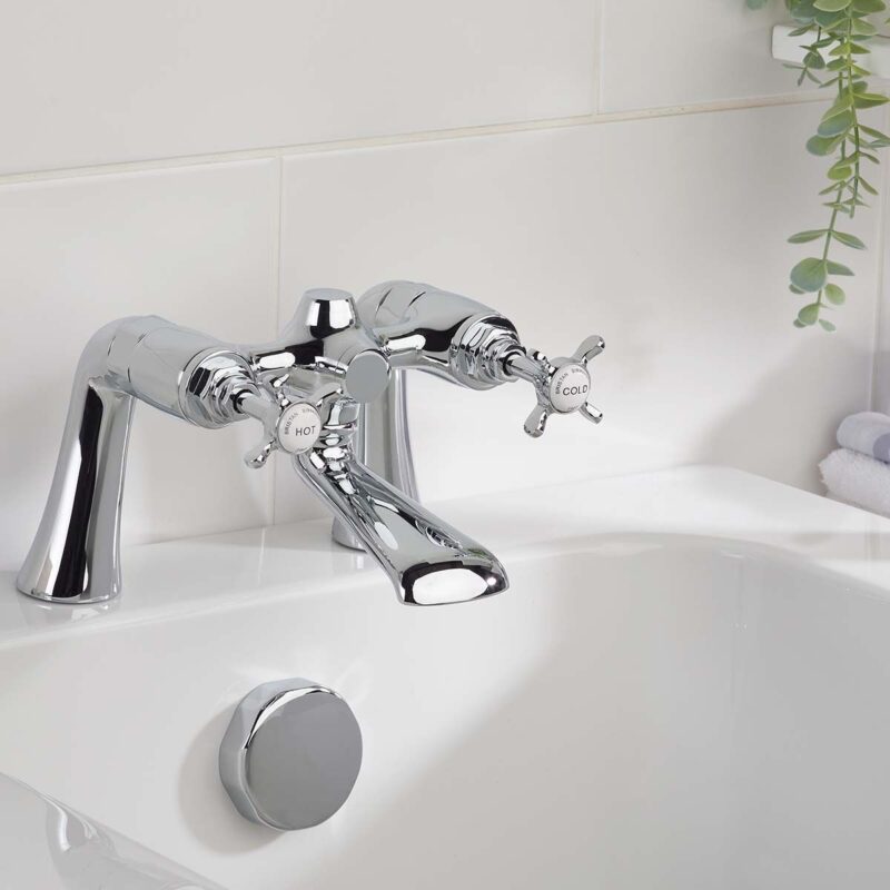 Bristan 1901 Bath Filler Chrome with Ceramic Disc Valves