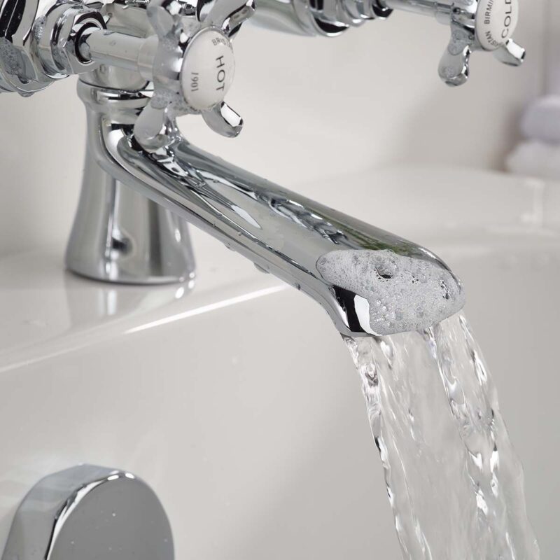 Bristan 1901 Bath Filler Chrome with Ceramic Disc Valves
