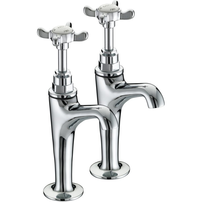 Bristan 1901 High Neck Pillar Taps N HNK C
