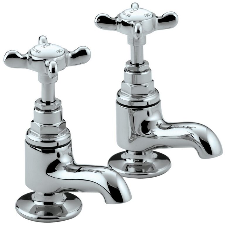 Bristan 1901 Vanity Basin Taps Chrome with Ceramic Disc Valves