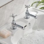 Bristan 1901 Vanity Basin Taps Chrome with Ceramic Disc Valves