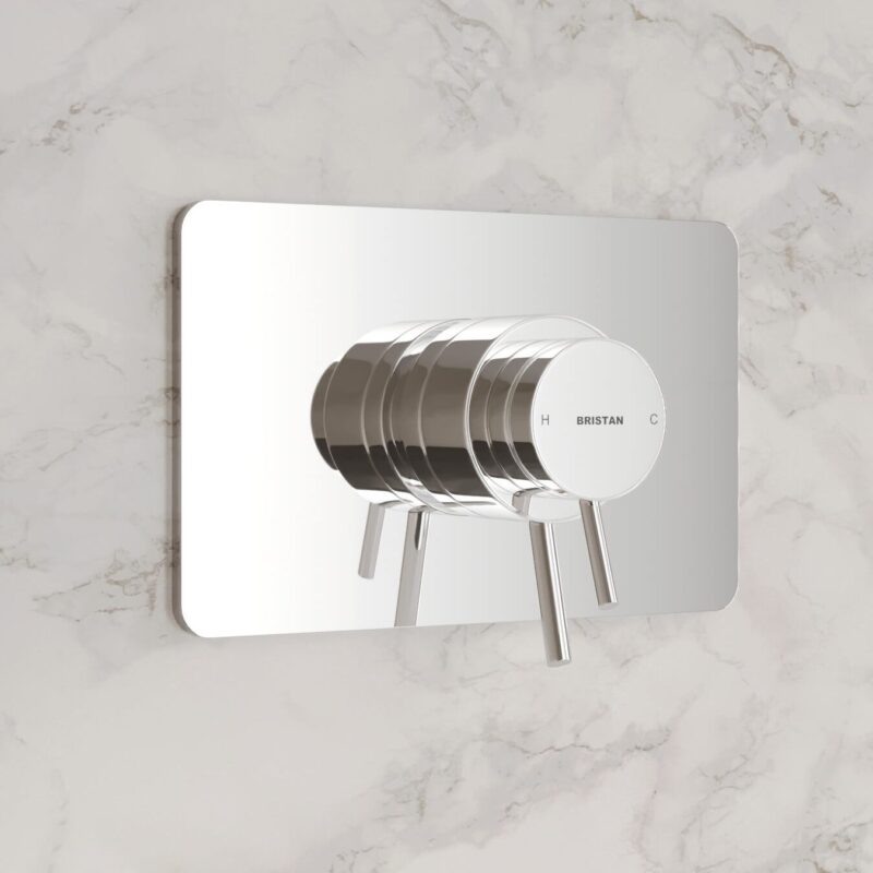 Bristan Prism Concealed Concentric Chrome Shower Valve