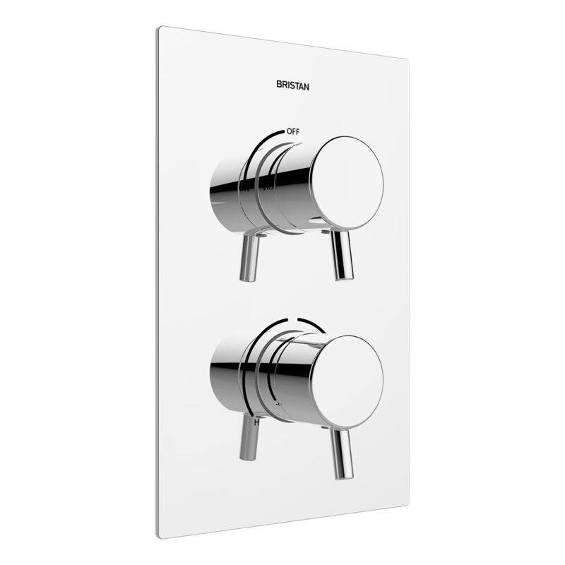 Bristan Prism Recessed Thermostatic Dual Control Shower Valve