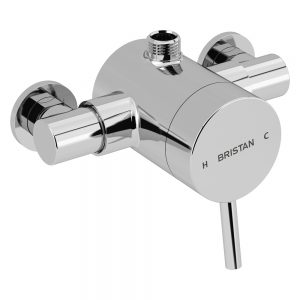 Bristan Prism Thermostatic Exposed Shower Valve Top Outlet