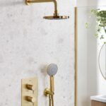 Bristan Prism Shower Pack 2 Brushed Brass