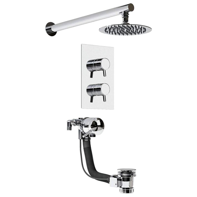 Bristan Prism Recessed Dual Control Bath & Shower Pack