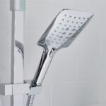 Bristan Quadrato Thermostatic Bar Shower with Rigid Riser Chrome