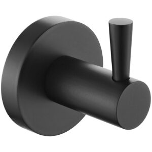 Bristan Round Hook Black