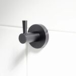 Bristan Round Hook Black