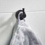 Bristan Round Hook Black