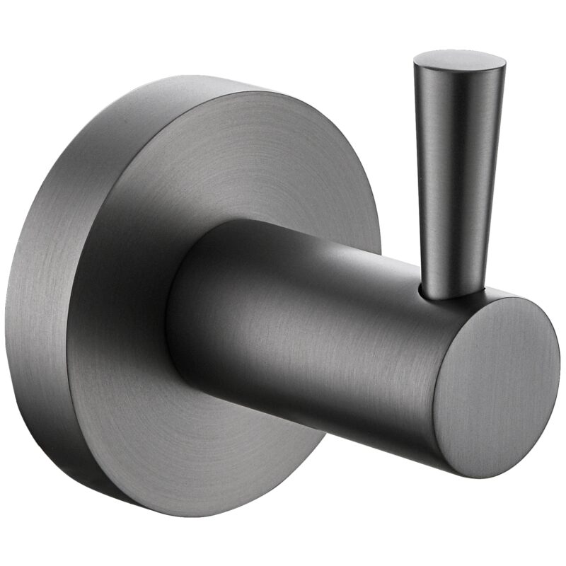 Bristan Round Hook Gun Metal Grey
