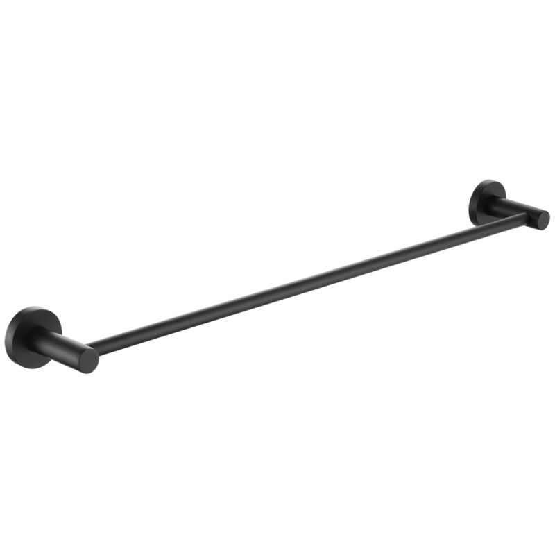 Bristan Round Towel Rail Black