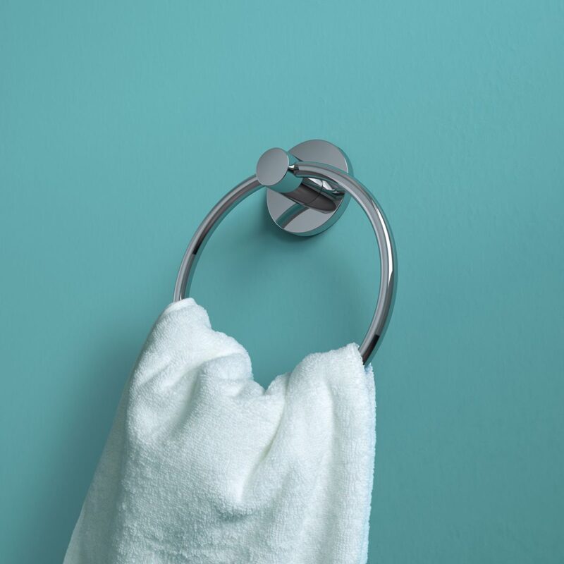 Bristan Round Towel Ring Brass Chrome