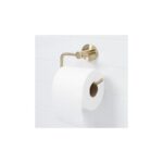 Bristan Round Toilet Roll Holder Brushed Brass