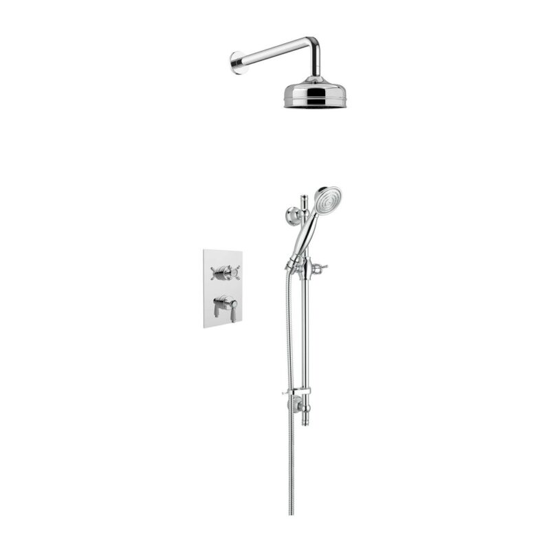 Bristan Renaissance Shower Pack with Fixed Head & Kit Bristan Renaissance Shower Pack with Fixed Head & Kit