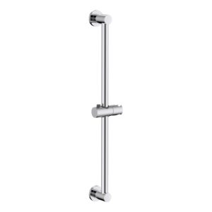 Bristan Round Riser Rail with Fixed Position Brackets Chrome
