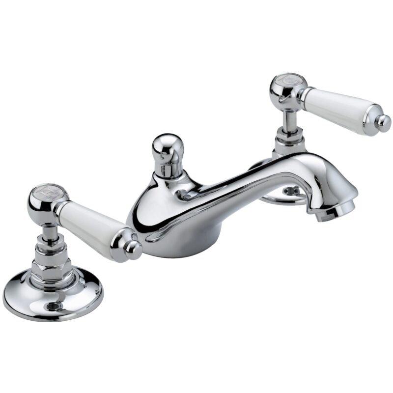 Bristan Renaissance 2 Three Hole Basin Mixer Chrome Bristan Renaissance 2 Three Hole Basin Mixer Chrome