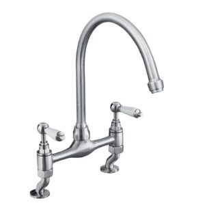 Bristan Renaissance Deck Sink Mixer Brushed Nickel