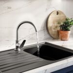 Bristan Raspberry Easyfit Sink Mixer Tap Steel