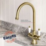 Bristan Renaissance Easyfit Sink Mixer Tap Brushed Brass