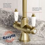 Bristan Renaissance Easyfit Sink Mixer Tap Brushed Brass