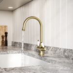 Bristan Renaissance Easyfit Sink Mixer Tap Brushed Brass