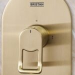 Bristan Saffron Concealed Dual Control Shower Pack 2 Brushed Brass