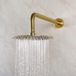 Bristan Saffron Concealed Dual Control Shower Pack 2 Brushed Brass