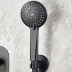 Bristan Saffron Concealed Dual Control Shower Pack 2 Black