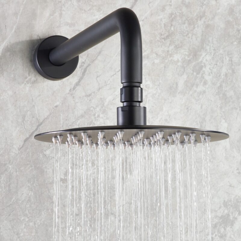 Bristan Saffron Concealed Dual Control Shower Pack 2 Black
