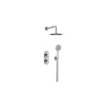 Bristan Saffron Concealed Dual Control Shower Pack 2 Chrome
