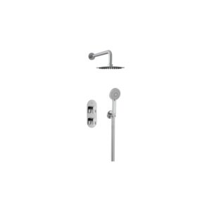 Bristan Saffron Concealed Dual Control Shower Pack 2 Chrome
