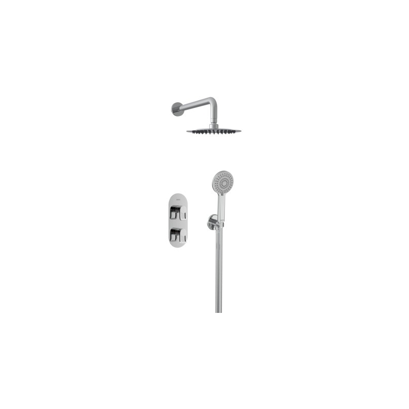 Bristan Saffron Concealed Dual Control Shower Pack 2 Chrome Bristan Saffron Concealed Dual Control Shower Pack 2 Chrome