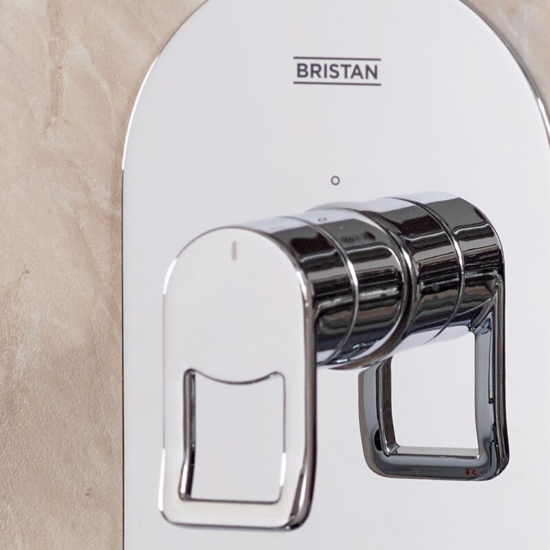 Bristan Saffron Concealed Dual Control Shower Pack 2 Chrome