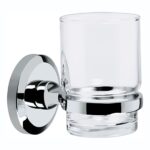 Bristan Solo Glass Tumbler & Holder