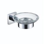 Bristan Square Soap Dish Brass Chrome
