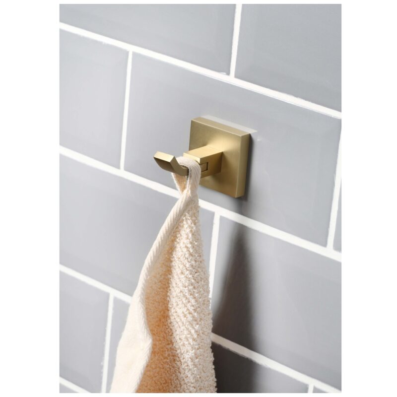 Bristan Square Hook Brushed Brass