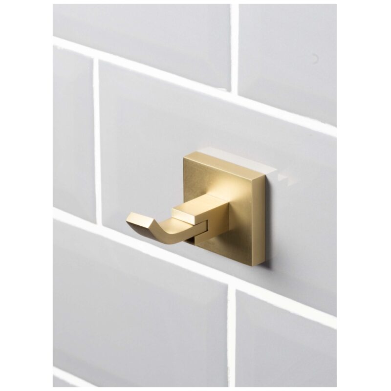 Bristan Square Hook Brushed Brass