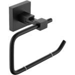 Bristan Square Toilet Roll Holder Black