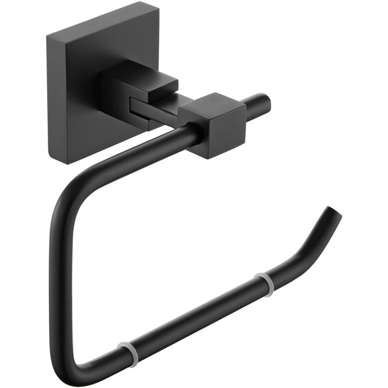 Bristan Square Toilet Roll Holder Black Bristan Square Toilet Roll Holder Black