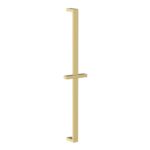 Bristan Square Riser Rail with Fixed Position Brackets Brushed Brass