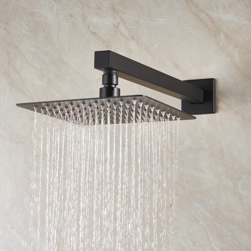 Bristan Tangram Concealed Dual Control Shower Pack 2 Black