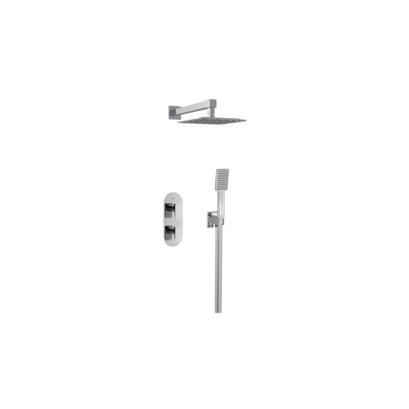 Bristan Tangram Concealed Dual Control Shower Pack 2 Chrome Bristan Tangram Concealed Dual Control Shower Pack 2 Chrome