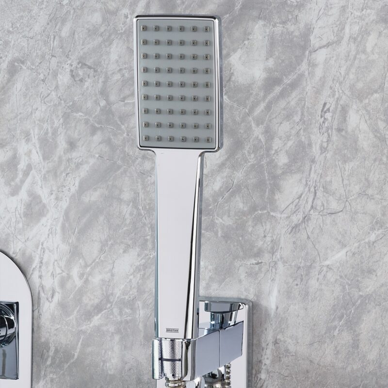 Bristan Tangram Concealed Dual Control Shower Pack 2 Chrome