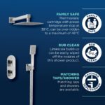 Bristan Tangram Concealed Dual Control Shower Pack 2 Chrome