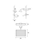Bristan Traditional In-Line Diverter (Two Outlets)