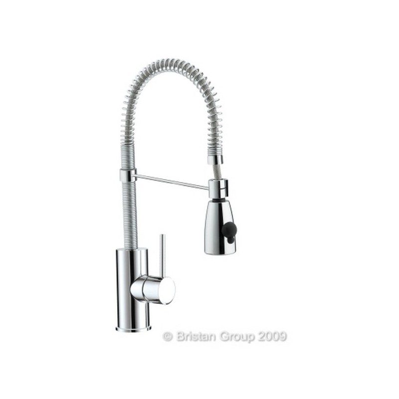 Bristan Target Monobloc Sink Mixer with Pull Out Spray