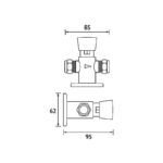 Bristan Exposed Timed Flow Control for Water Economy